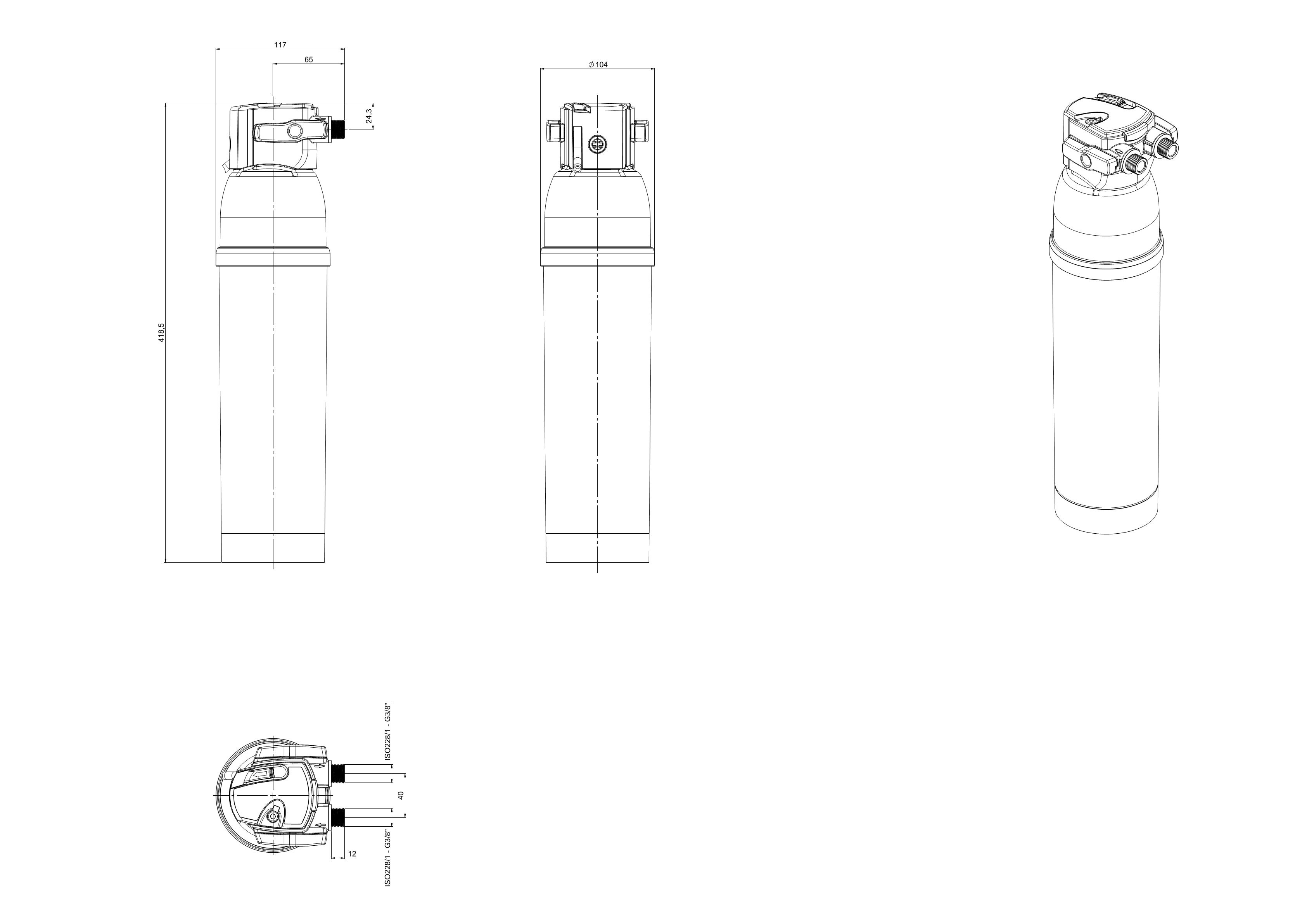 Brita Purity C150 Quell ST Wasserfilter Filterkartusche Datenblatt